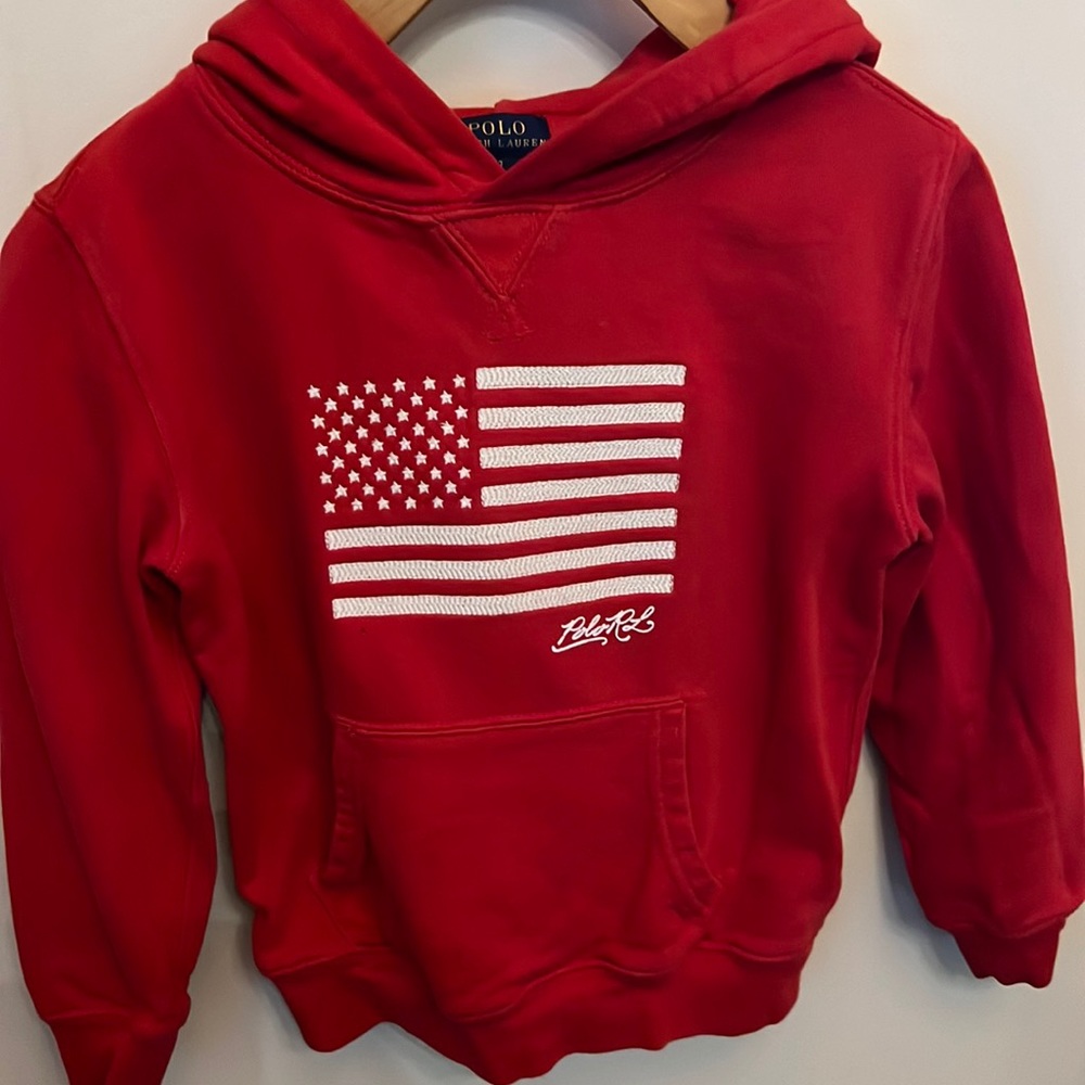 Boys, Ralph, Lauren hoodie, sweatshirt, size 7